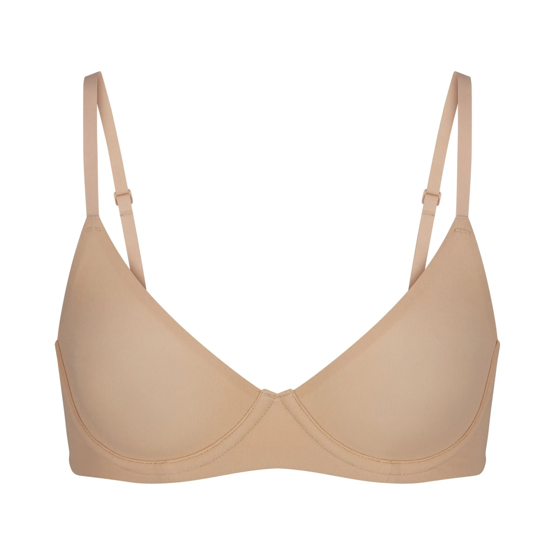 FITS EVERYBODY UNLINED DEMI BRA | CLAY