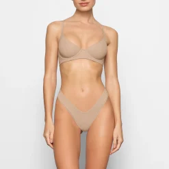 FITS EVERYBODY UNLINED DEMI BRA | CLAY