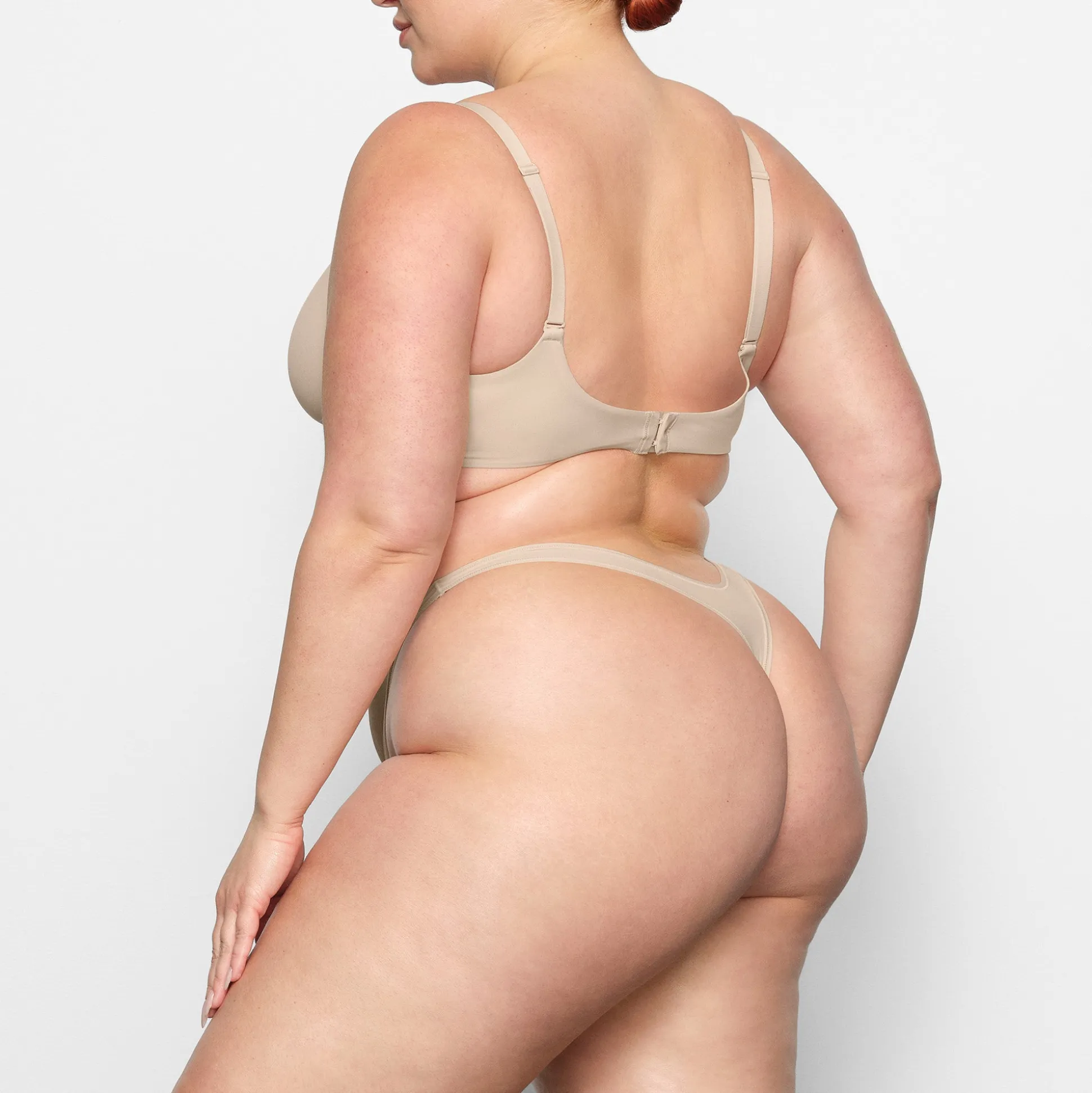 FITS EVERYBODY UNLINED DEMI BRA | SAND