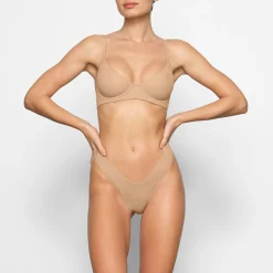 FITS EVERYBODY UNLINED DEMI BRA | OCHRE