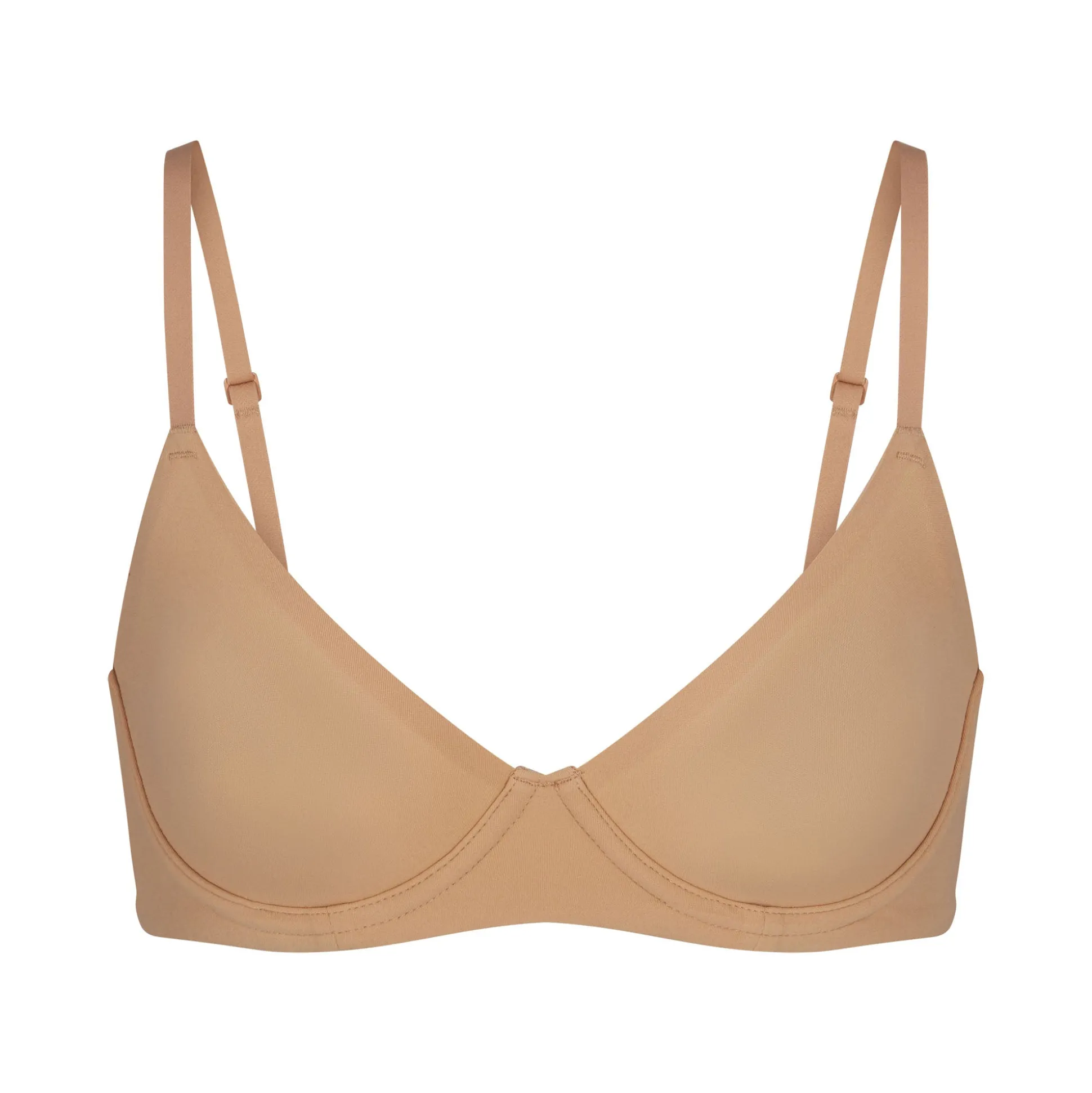 FITS EVERYBODY UNLINED DEMI BRA | OCHRE