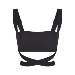 FITS EVERYBODY WRAP SUPER CROPPED TANK | ONYX