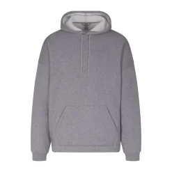 FLEECE LOUNGE MENS OVERSIZED HOODIE | DARK HEATHER GREY