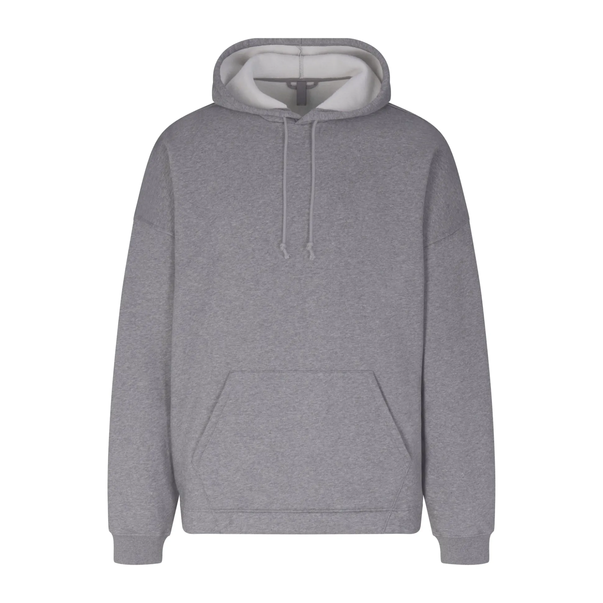 FLEECE LOUNGE MENS OVERSIZED HOODIE | DARK HEATHER GREY