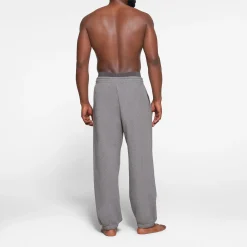 FLEECE LOUNGE MENS OVERSIZED JOGGER | DARK HEATHER GREY