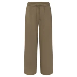 FLEECE LOUNGE MENS OVERSIZED STRAIGHT LEG PANT | ARMY