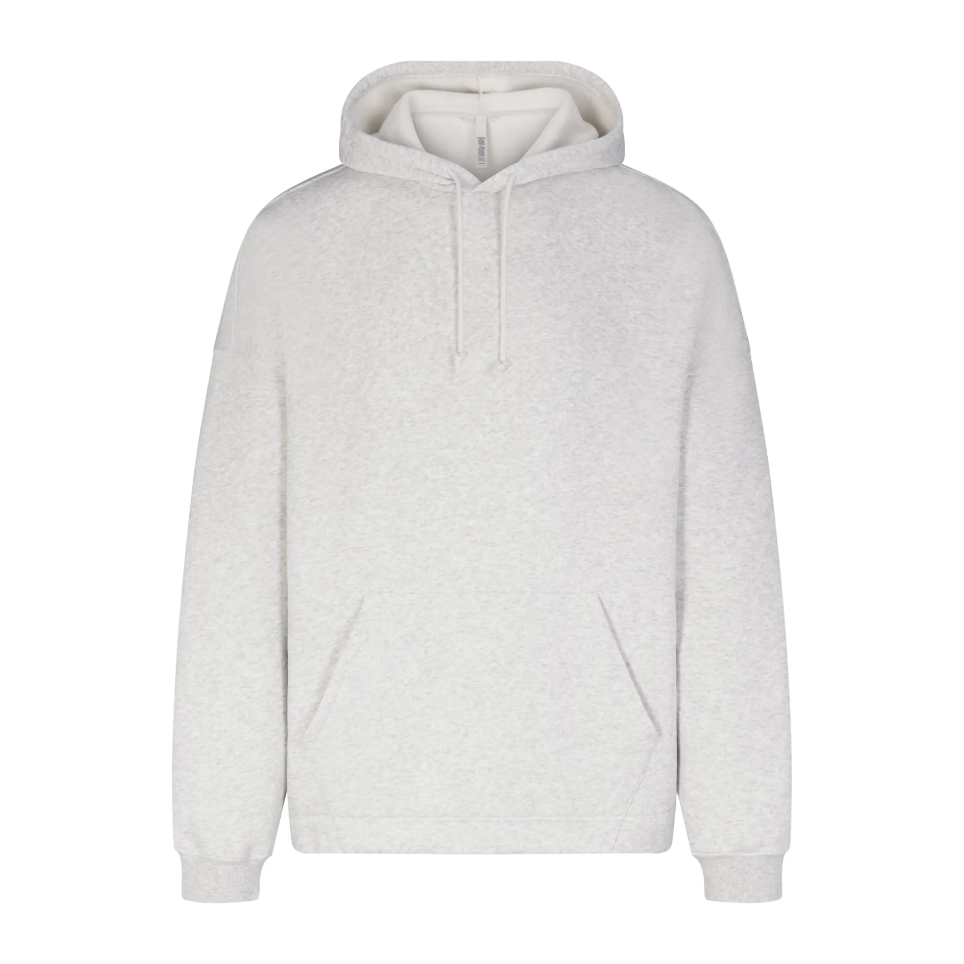 FLEECE LOUNGE MENS OVERSIZED HOODIE | LIGHT HEATHER GREY