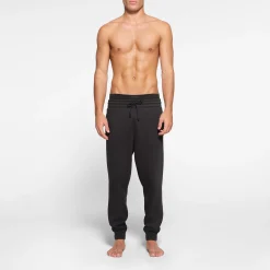 FLEECE LOUNGE MENS TAPERED JOGGER | WASHED ONYX
