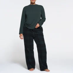 FLEECE SLEEP UNISEX DRAWSTRING PANT | CYPRESS PLAID