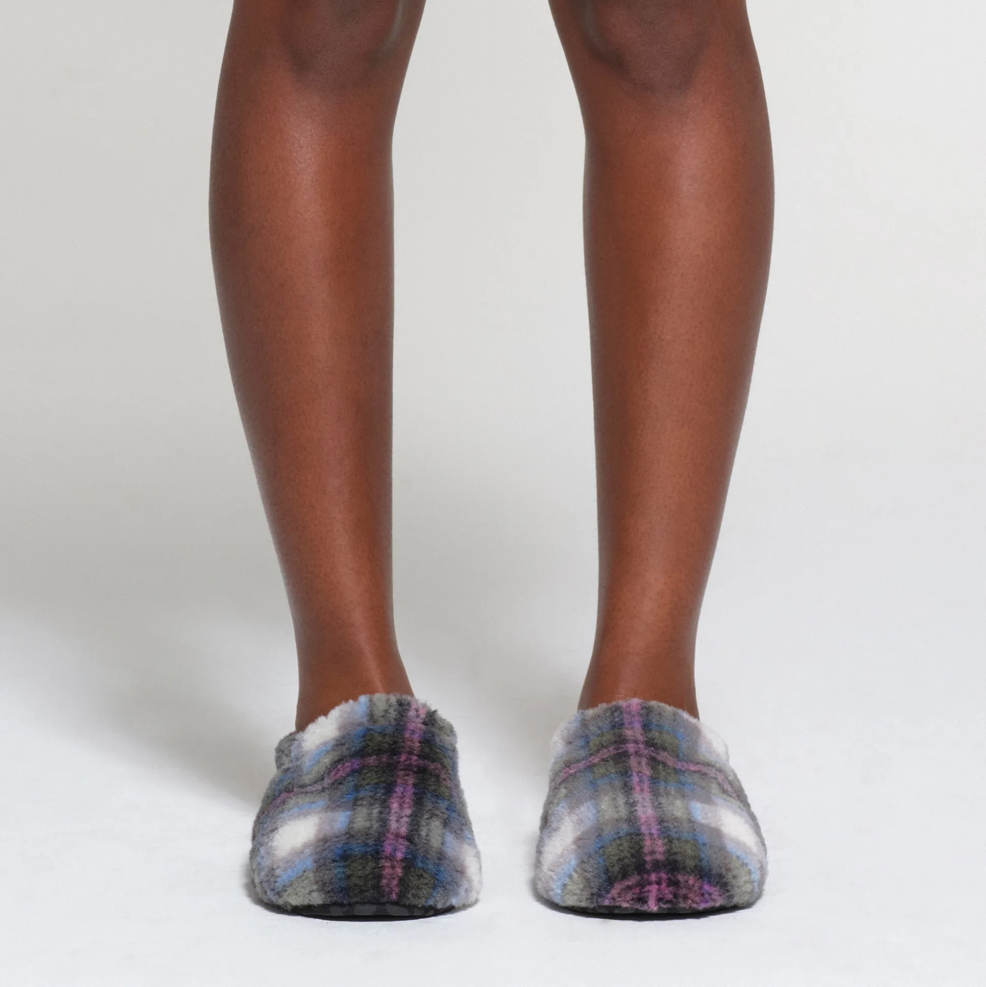 FLEECE SLEEP UNISEX SLIPPER | MULTI PLAID