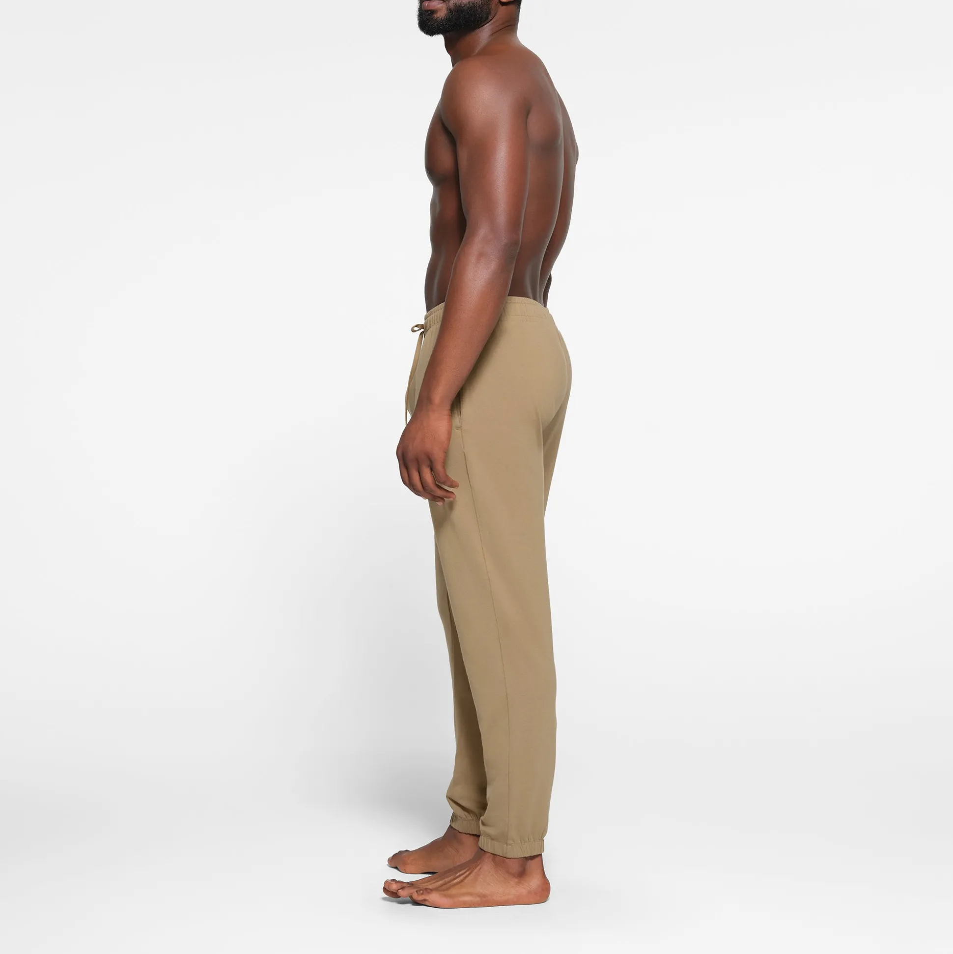 JERSEY LOUNGE MENS JOGGER | KHAKI