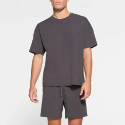 JERSEY LOUNGE MENS OVERSIZED T-SHIRT | ASH