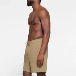 JERSEY LOUNGE MENS RELAXED SHORT | KHAKI