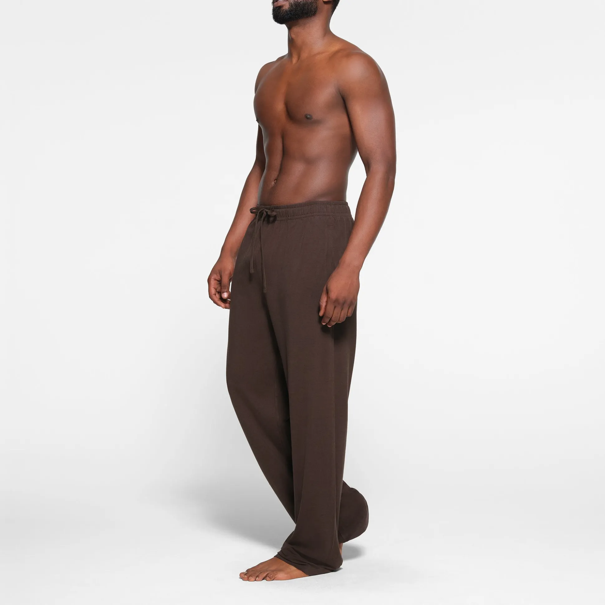JERSEY LOUNGE MENS RELAXED STRAIGHT LEG PANT | ESPRESSO