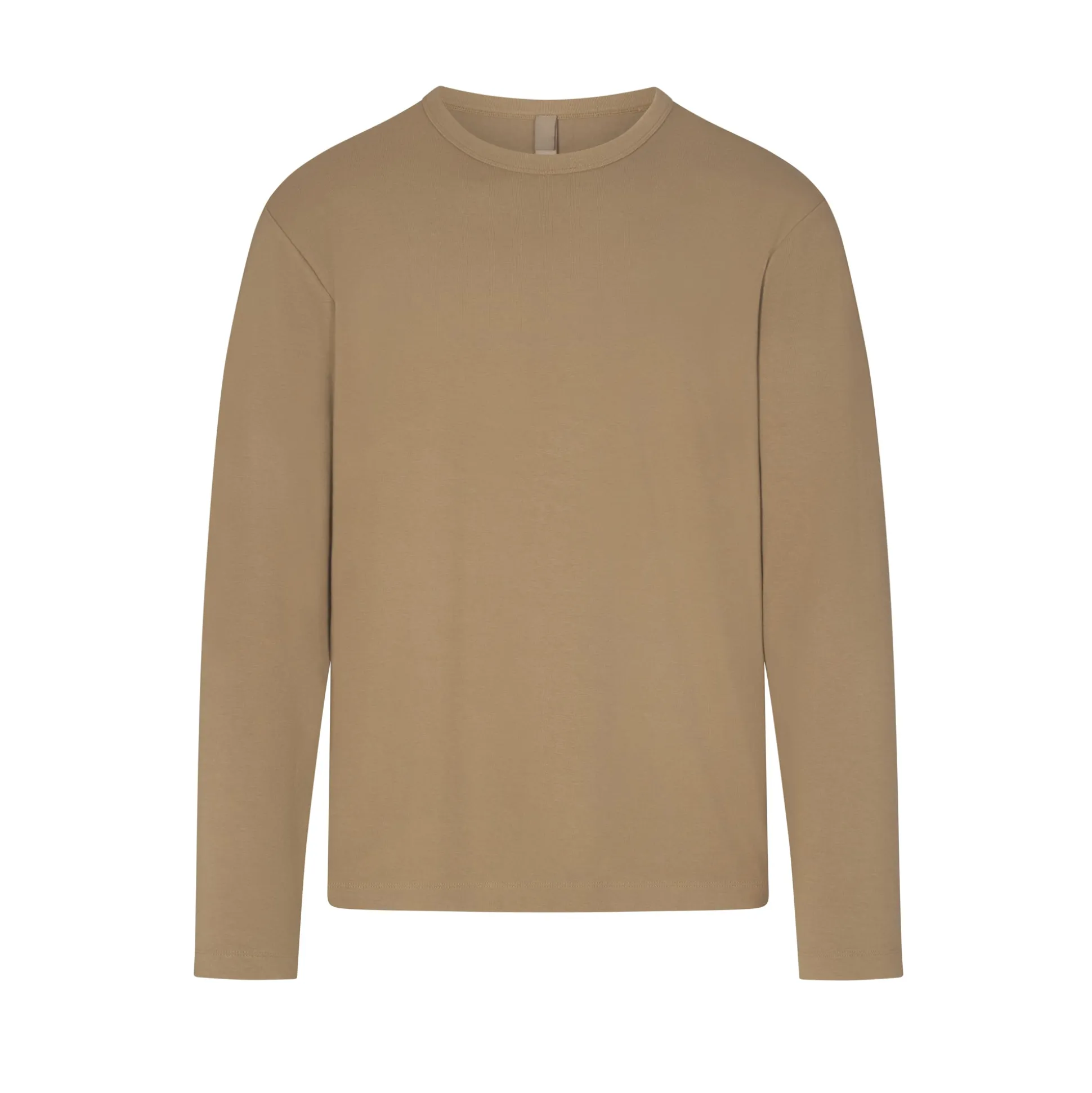 JERSEY LOUNGE MENS RELAXED LONG SLEEVE T-SHIRT | KHAKI