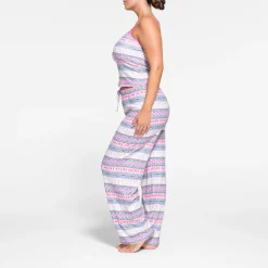 LOGO PLUSH POINTELLE SCOOP TANK | OPAL FAIR ISLE