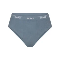 LOGO RIB HIGH LEG BIKINI | ARCTIC