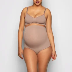 MATERNITY NURSING SCULPTING BRA | UMBER