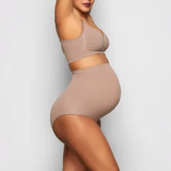 MATERNITY NURSING SCULPTING BRA | UMBER