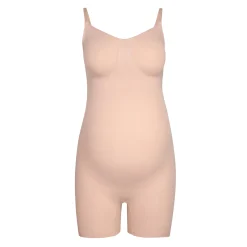 MATERNITY SCULPTING BODYSUIT MID THIGH | MICA