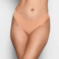 NAKED DIPPED THONG | OCHRE