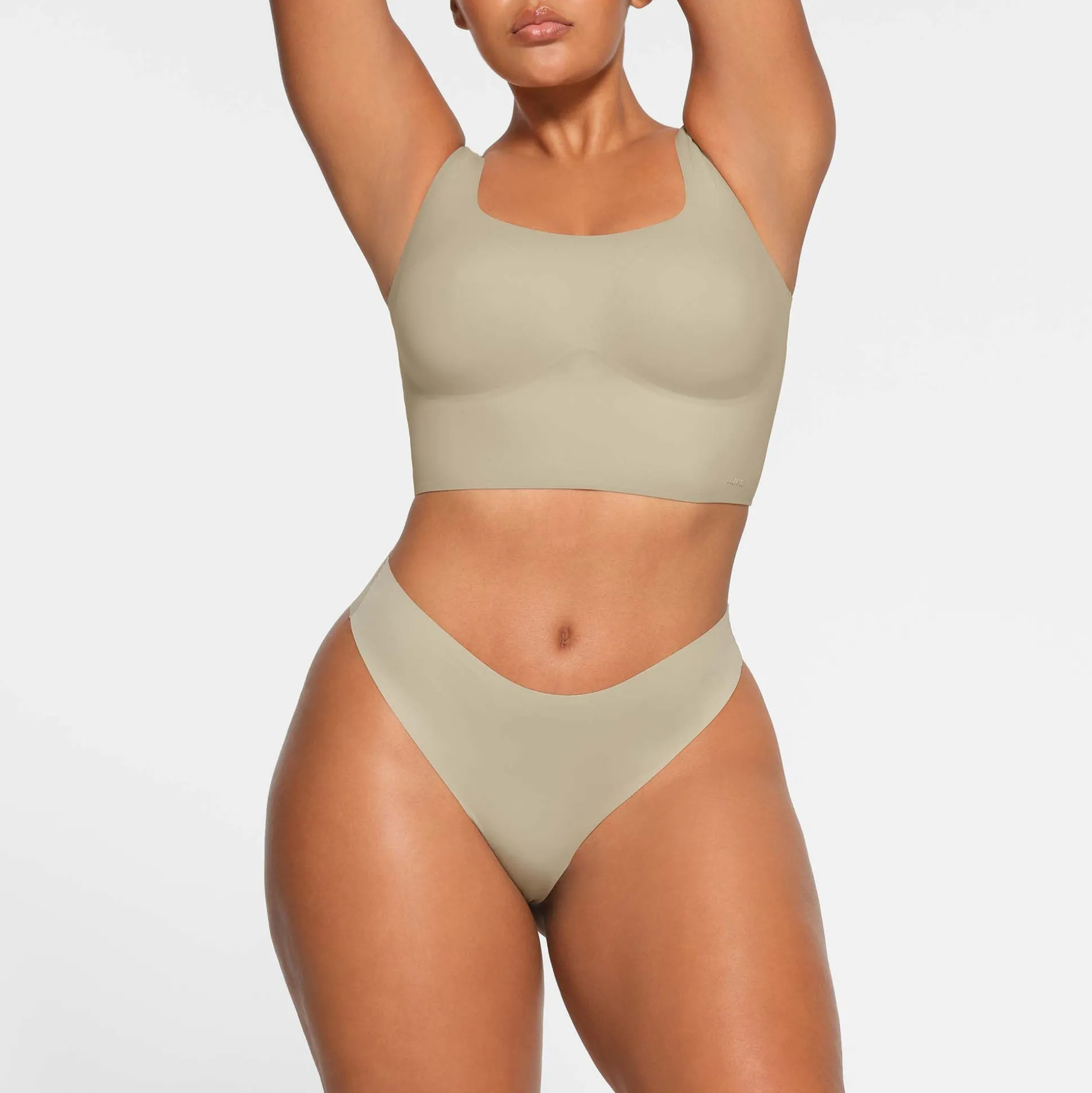 NAKED DIPPED THONG | TALC