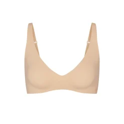 NAKED PLUNGE BRALETTE | CLAY