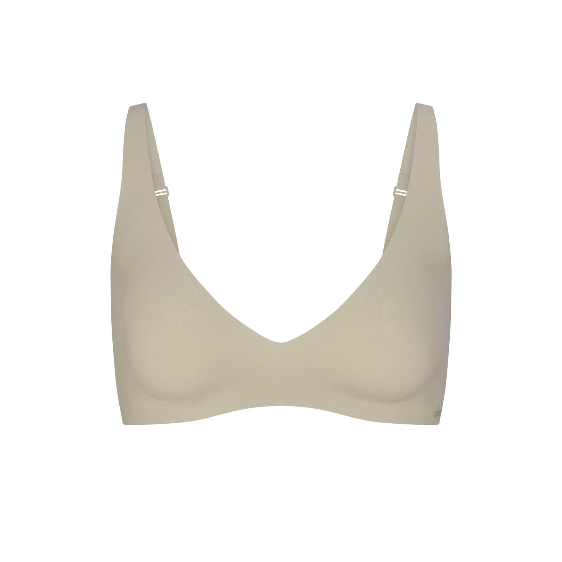 NAKED PLUNGE BRALETTE | TALC