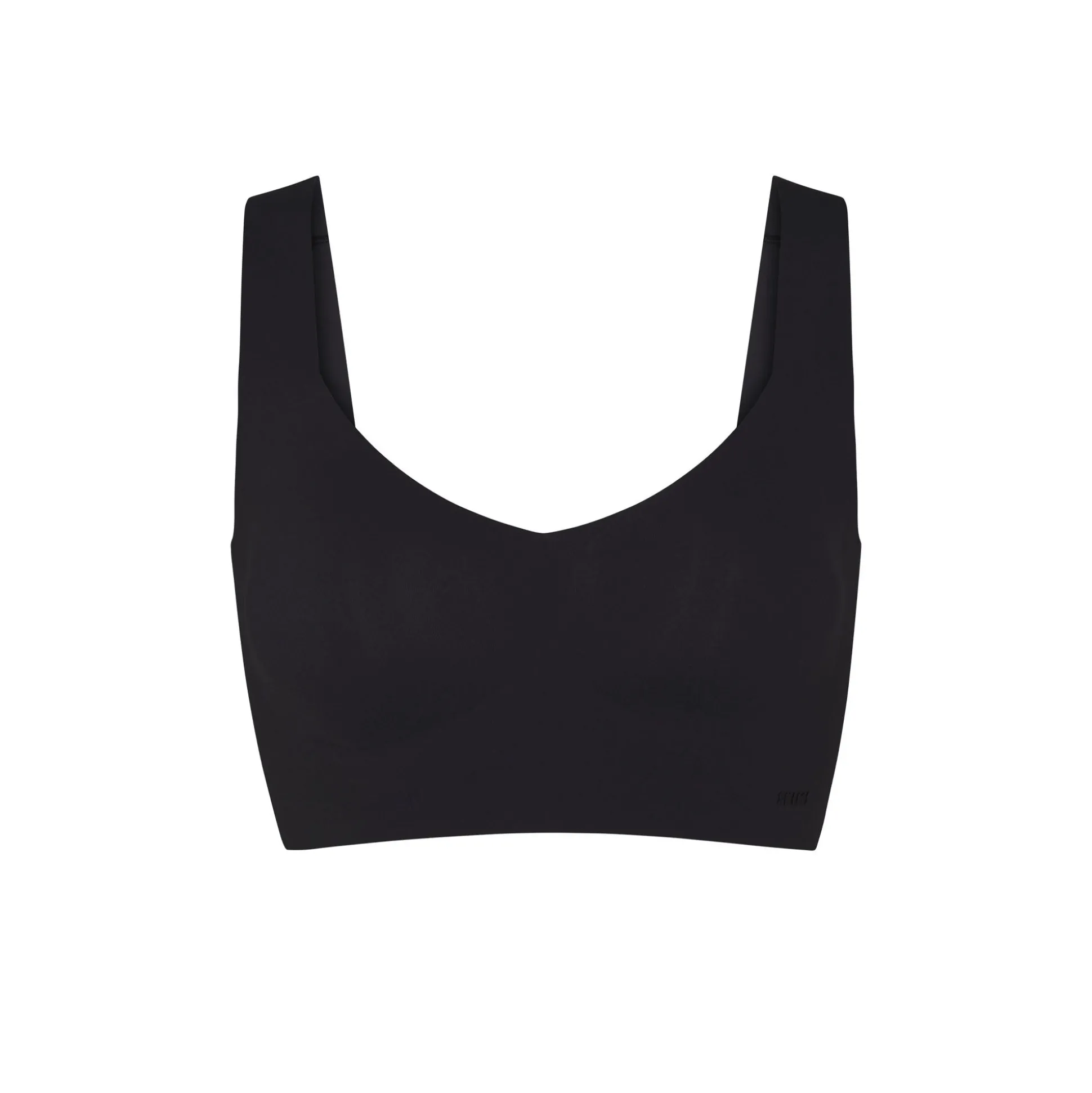 NAKED PLUNGE LONGLINE BRALETTE | ONYX