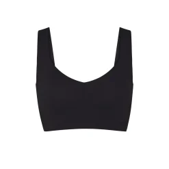 NAKED PLUNGE LONGLINE BRALETTE | ONYX