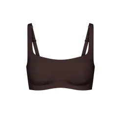 NAKED SCOOP BRALETTE | ESPRESSO