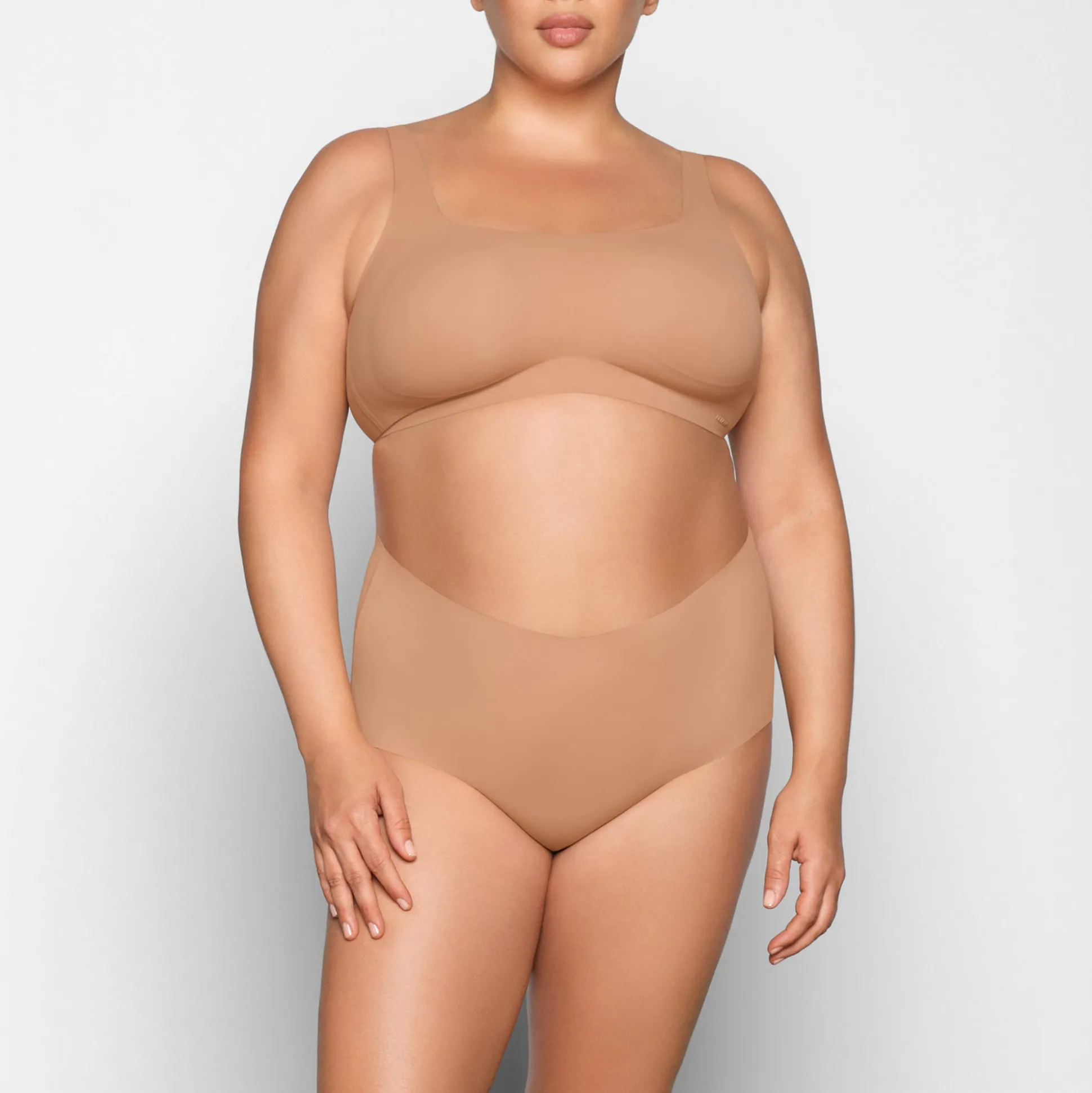 NAKED SCOOP BRALETTE | OCHRE