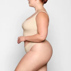 NAKED SCOOP LONGLINE BRALETTE | SAND