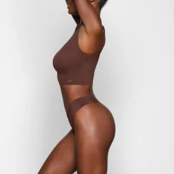 NAKED SCOOP LONGLINE BRALETTE | COCOA