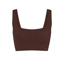 NAKED SCOOP LONGLINE BRALETTE | COCOA