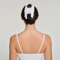PLUSH HAIR CLIP | MARBLE