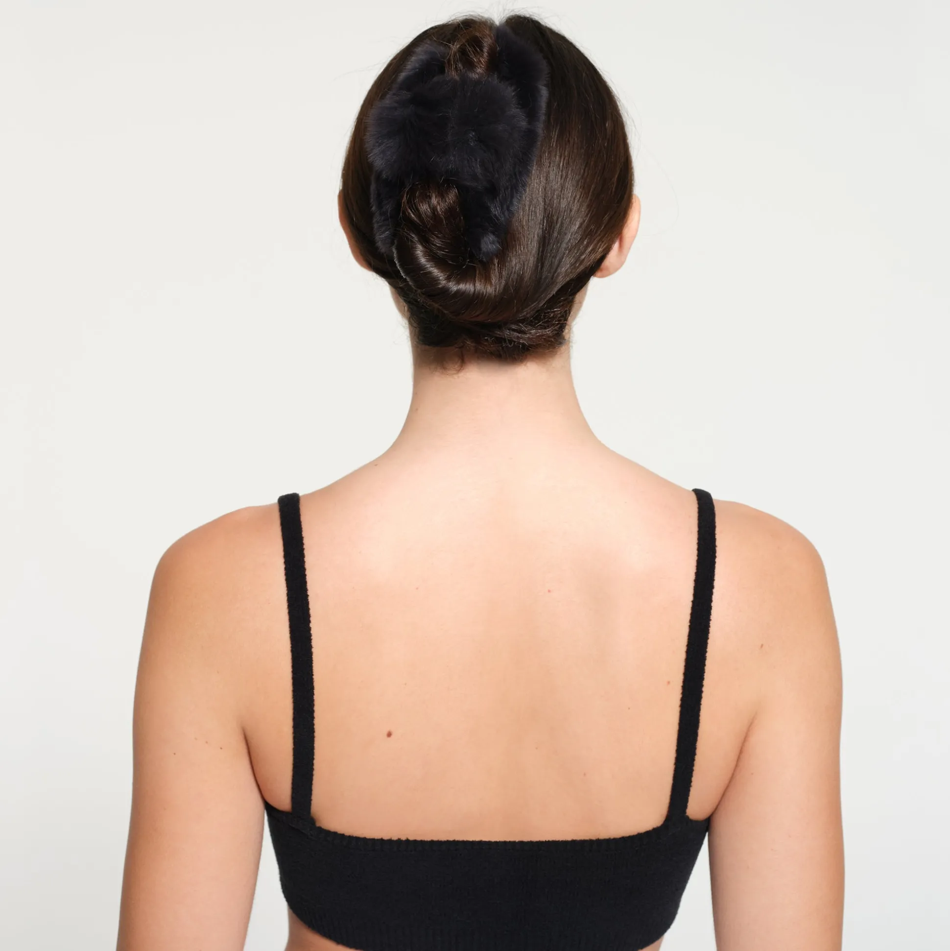 PLUSH HAIR CLIP | ONYX