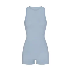 RAW EDGE ONESIE | DENIM
