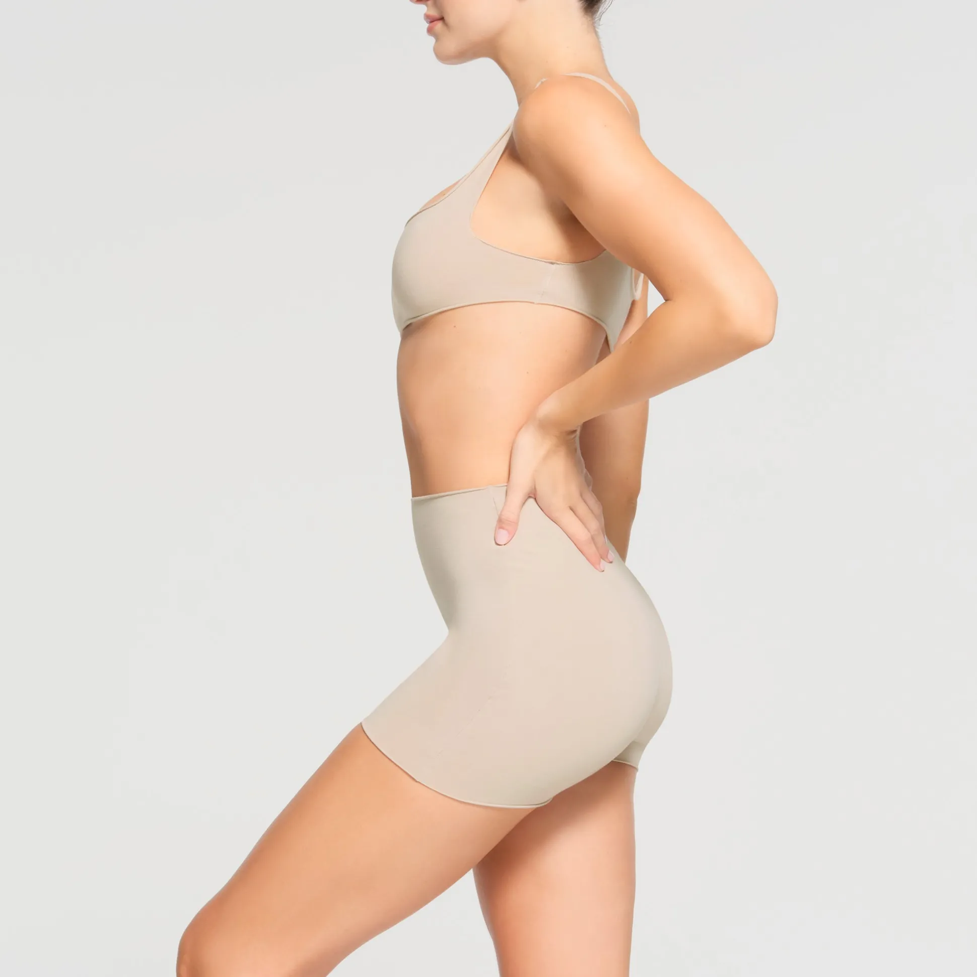 RAW EDGE SHORT | STONE