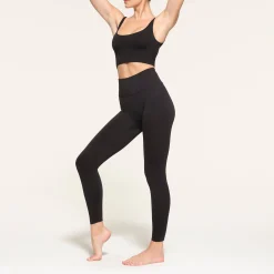 RECYCLED NYLON LEGGING | ONYX