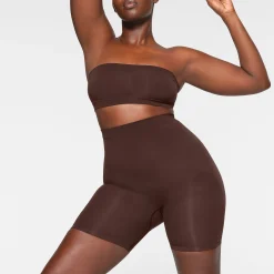 SEAMLESS SCULPT BANDEAU | ESPRESSO