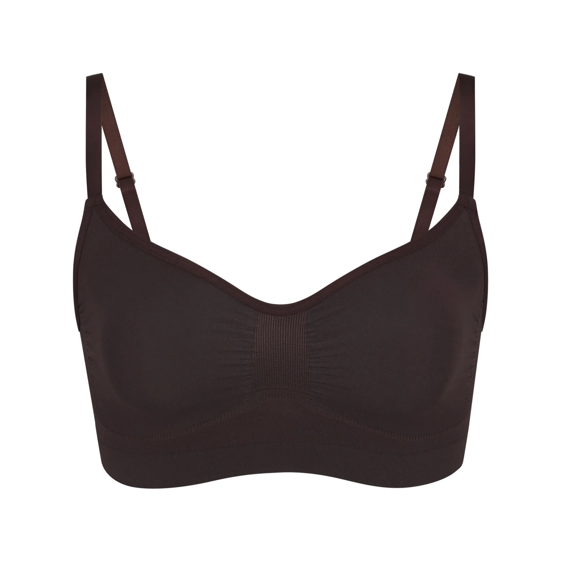SEAMLESS SCULPT BRALETTE | ESPRESSO
