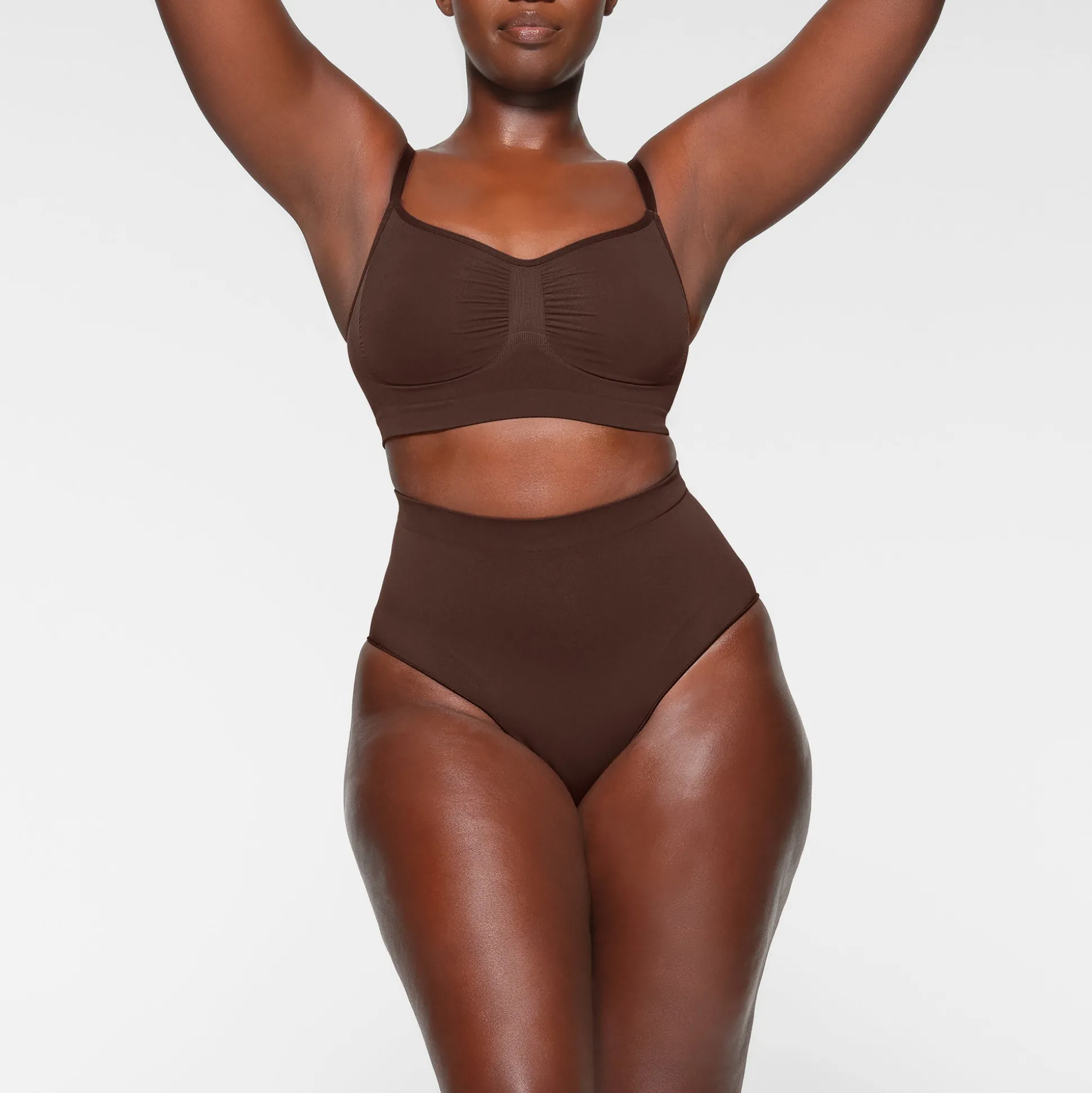 SEAMLESS SCULPT BRALETTE | ESPRESSO