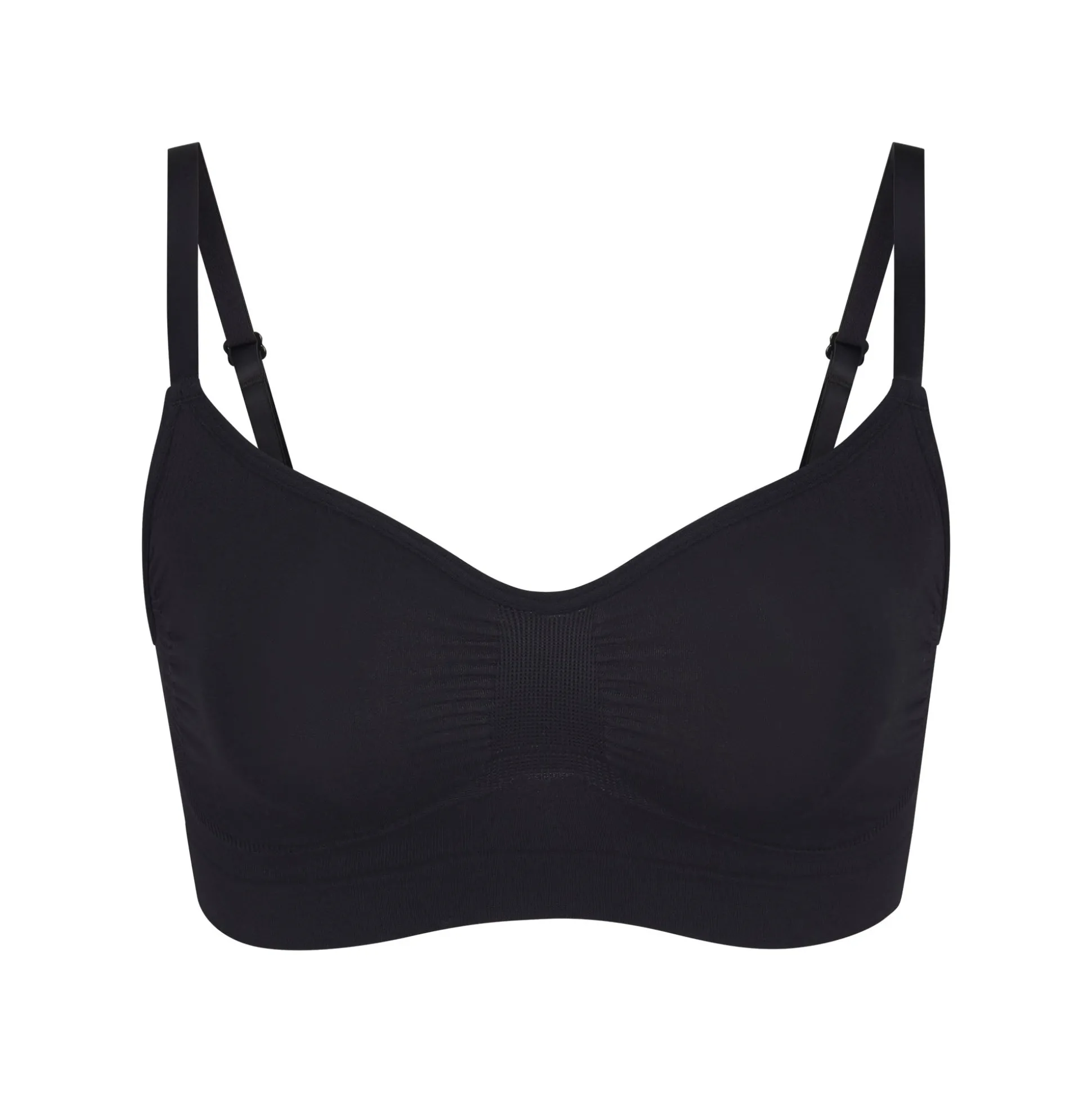 SEAMLESS SCULPT BRALETTE | ONYX