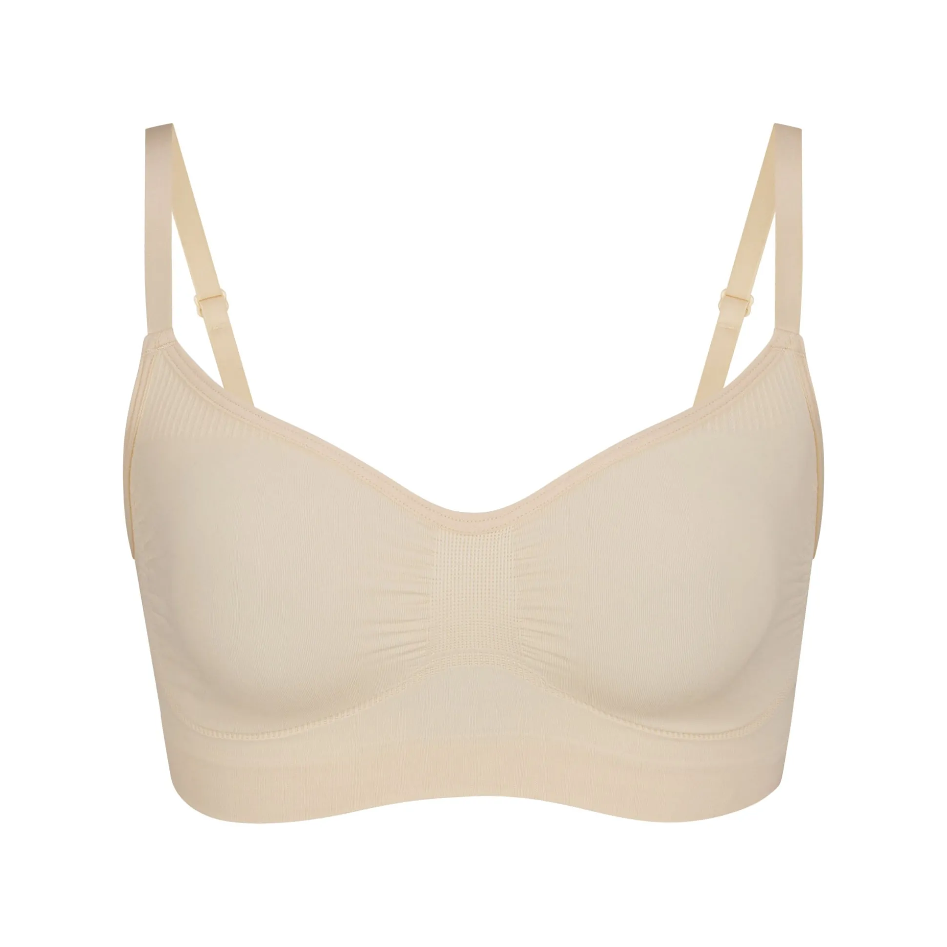 SEAMLESS SCULPT BRALETTE | SAND