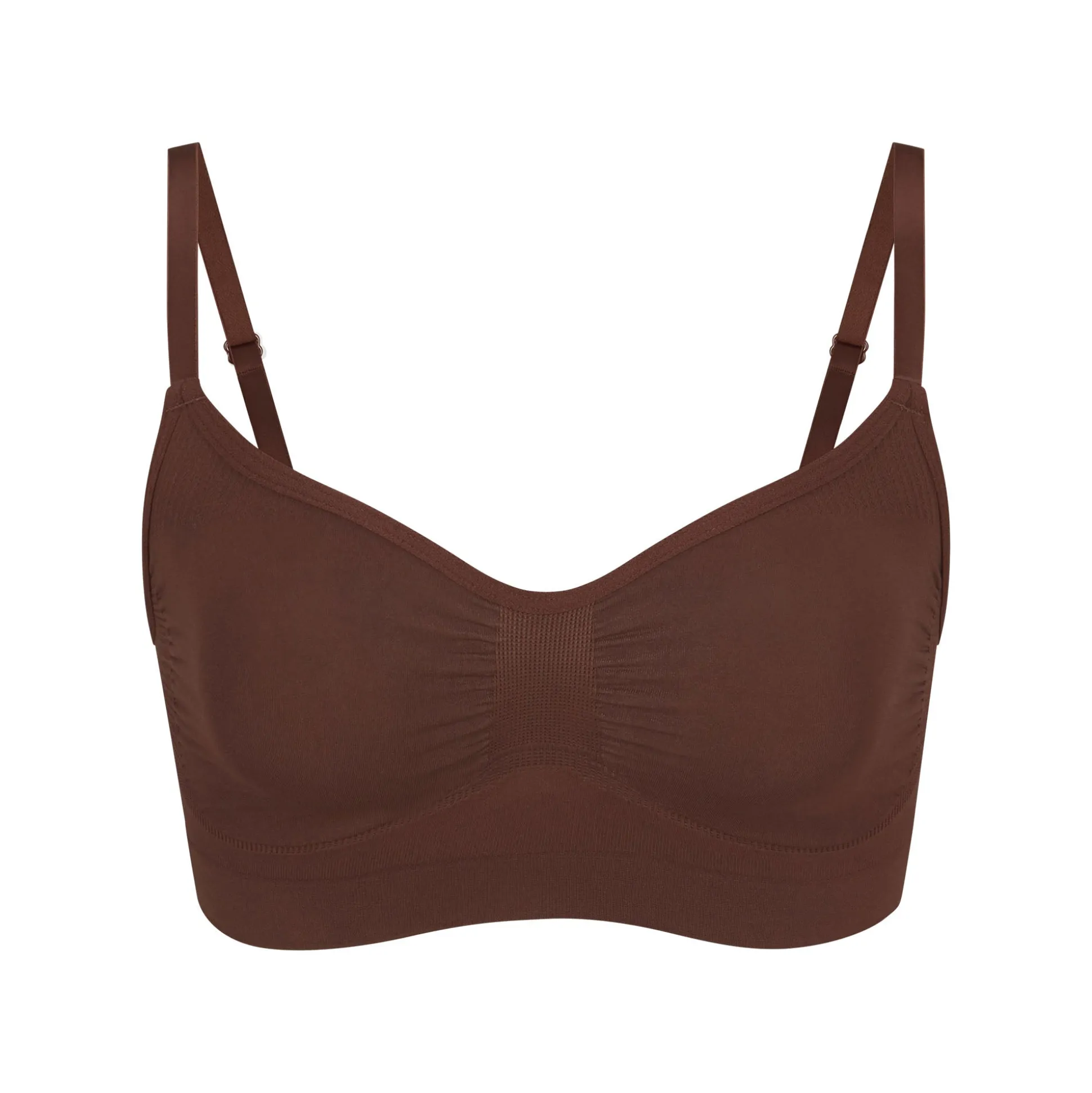 SEAMLESS SCULPT BRALETTE | COCOA