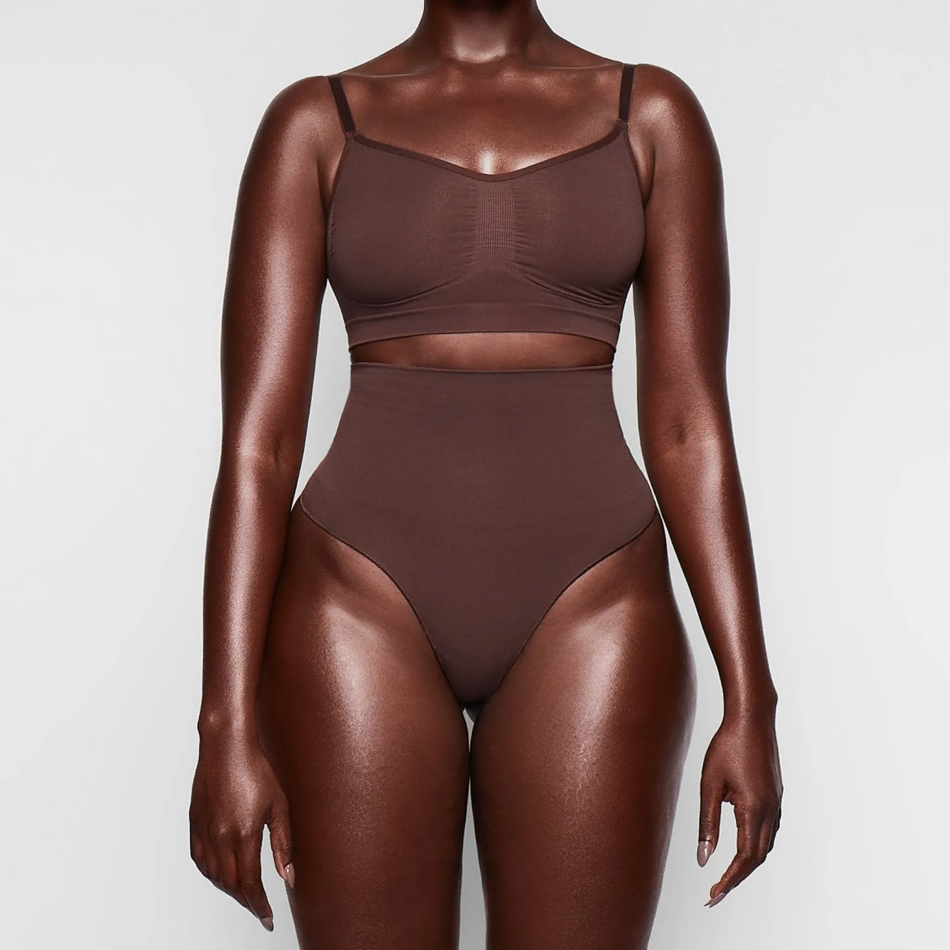 SEAMLESS SCULPT BRALETTE | COCOA