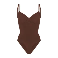 SEAMLESS SCULPT BRIEF BODYSUIT | COCOA