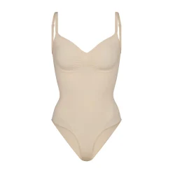 SEAMLESS SCULPT BRIEF BODYSUIT | SAND