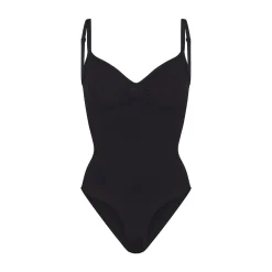 SEAMLESS SCULPT BRIEF BODYSUIT | ONYX